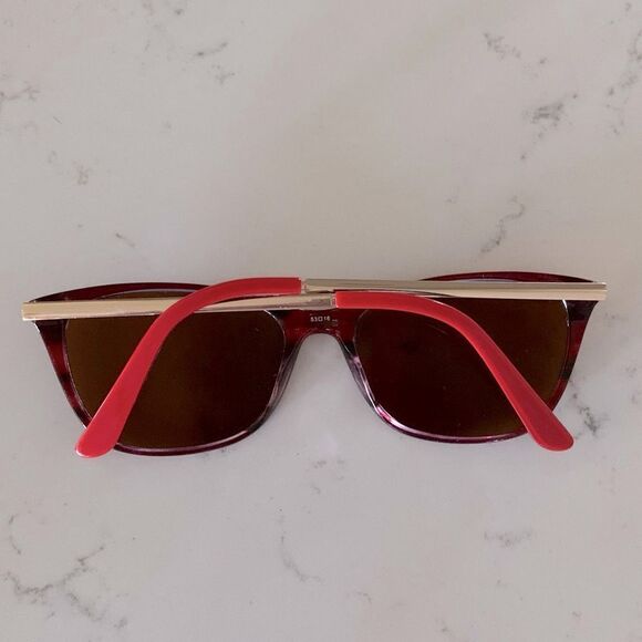 Salsa Red Cat Eye Eyeglasses - Picture 8 of 8